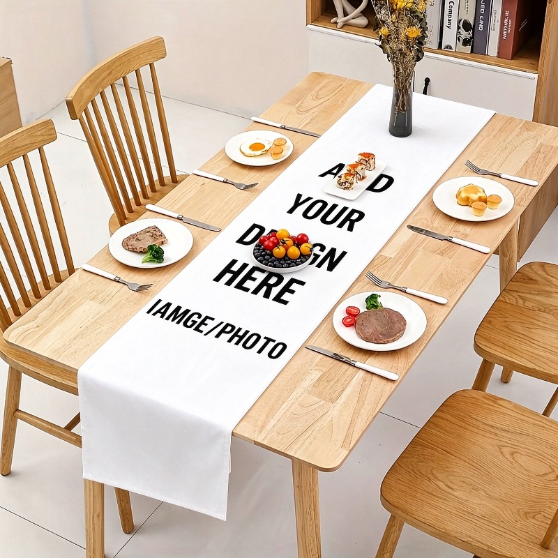Custom 1pc Home Dining Black/  - Table Runner ulasan dan harga