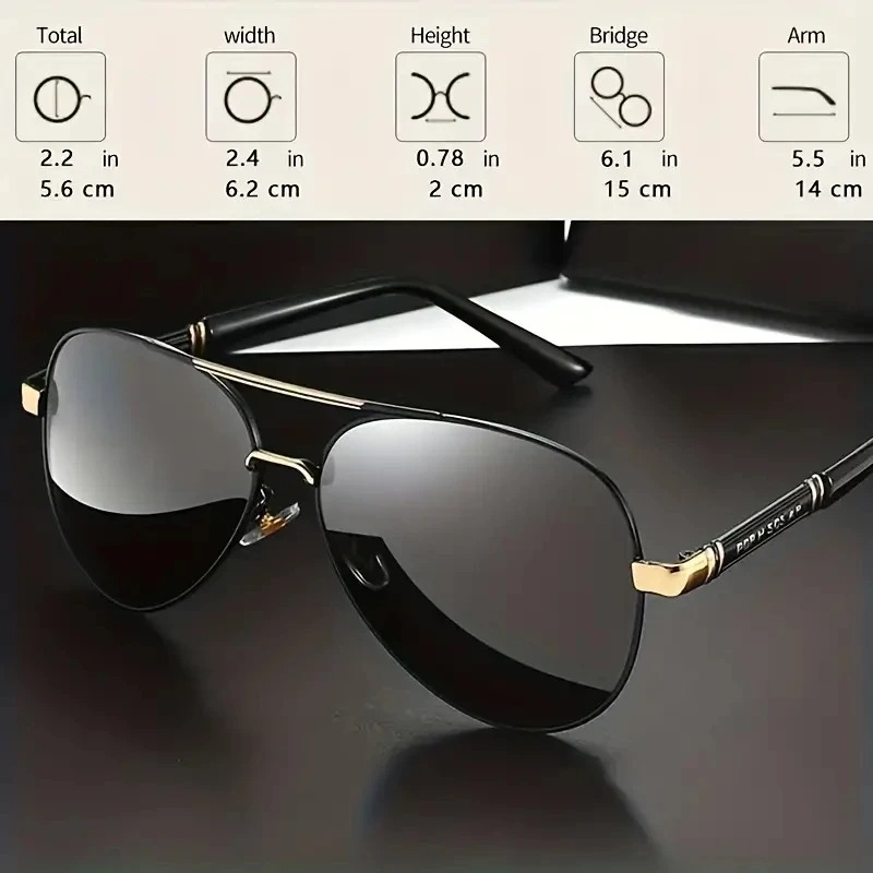 1/2PCS Retro Polarized Sunglas - Decorative Mirror ulasan dan harga