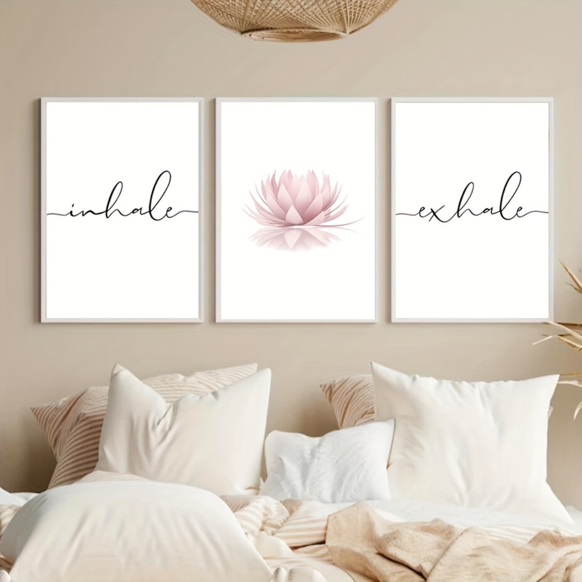 3pcs/set Inhale Exhale Zen Abs - Abstract Canvas Set ulasan dan harga