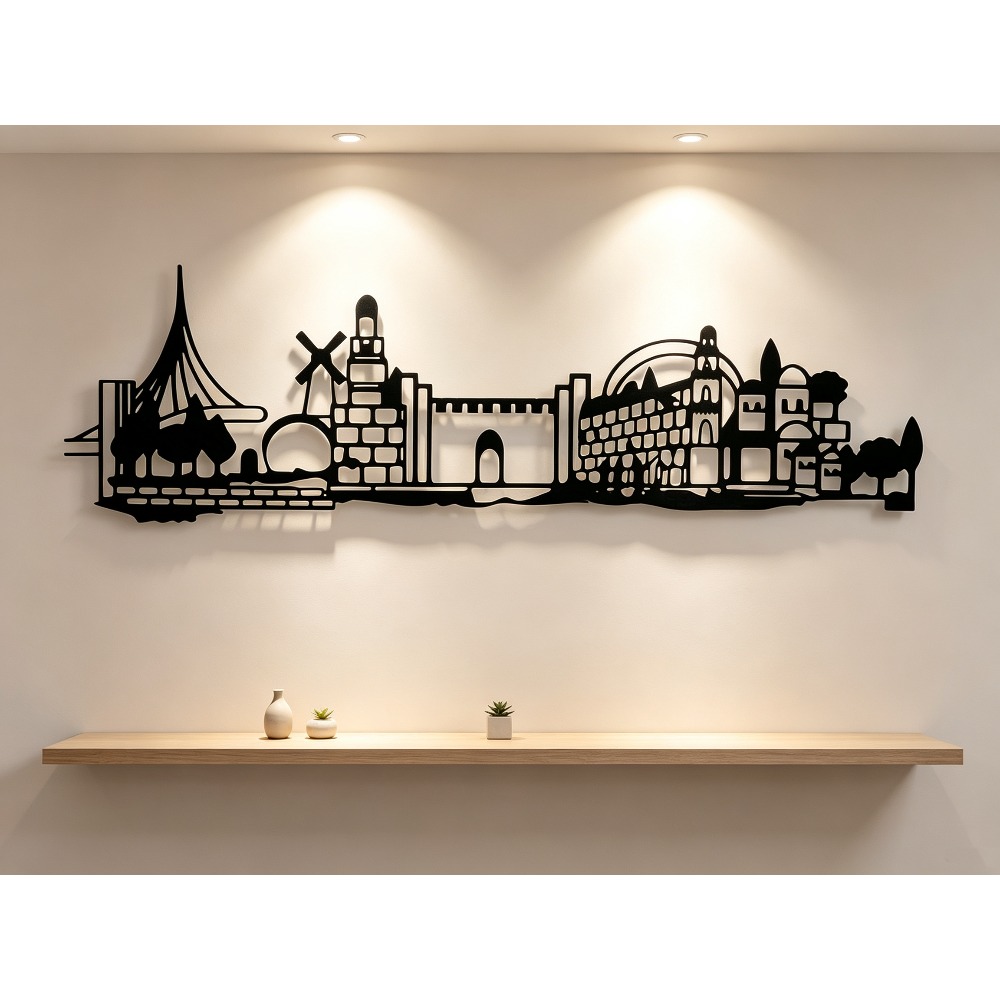 CIFBUY Metal Wall Art Jerusale - Wall Art ulasan dan harga