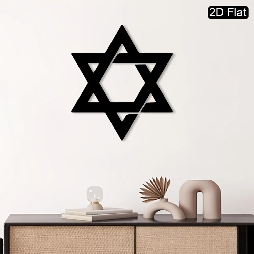 CIFBUY Iron Wall Art Star of D - Interior Design Living Room ulasan dan harga