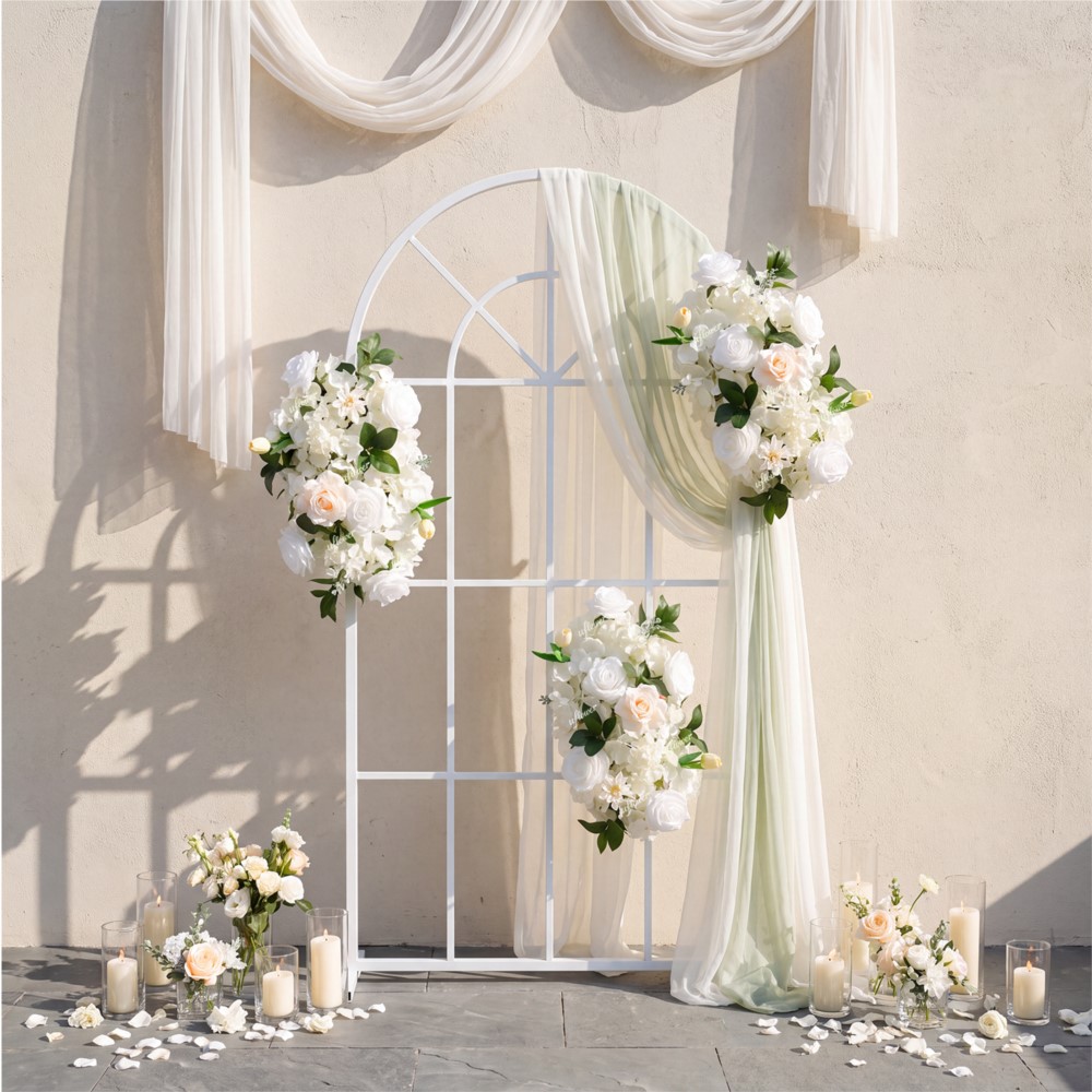 Uflower Rose Greenery Flower R - Table Runner ulasan dan harga