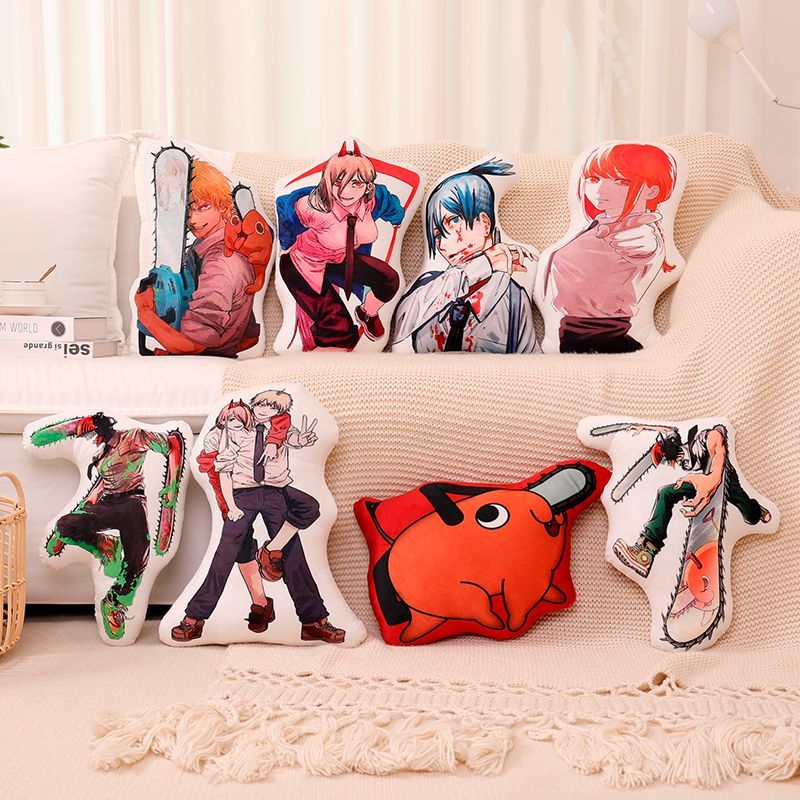 45cm Chainsaw Man Irregular Sh - Throw Pillow ulasan dan harga