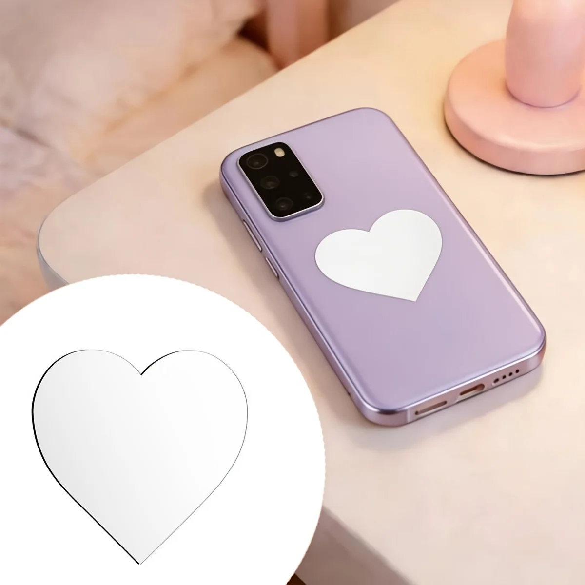 2pcs Phone Mirror Stickers,Mak - Decorative Mirror ulasan dan harga