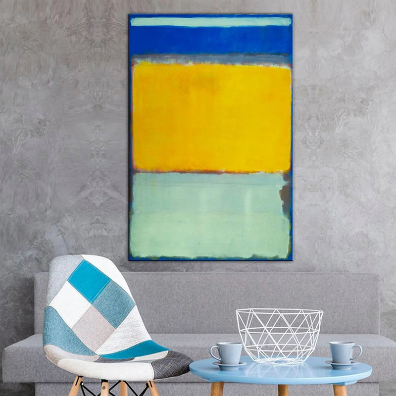 Wall Decor, Mark Rothko Poster - Abstract Canvas Set ulasan dan harga